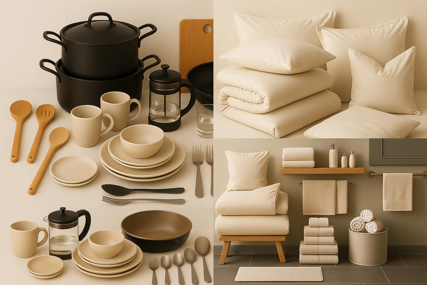 Paket – Yatak Takımı, Mutfak Plus ve Banyo Plus Bir Arada (%15 İndirim!)
